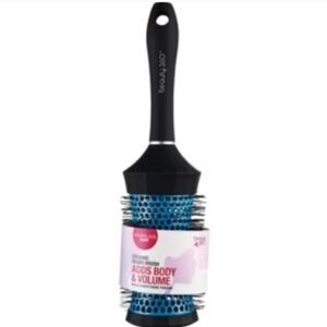 🍒 5/$20 new Beauty 360 Ceramic Ion Round Brush For Long Hair Adds Volume Salon